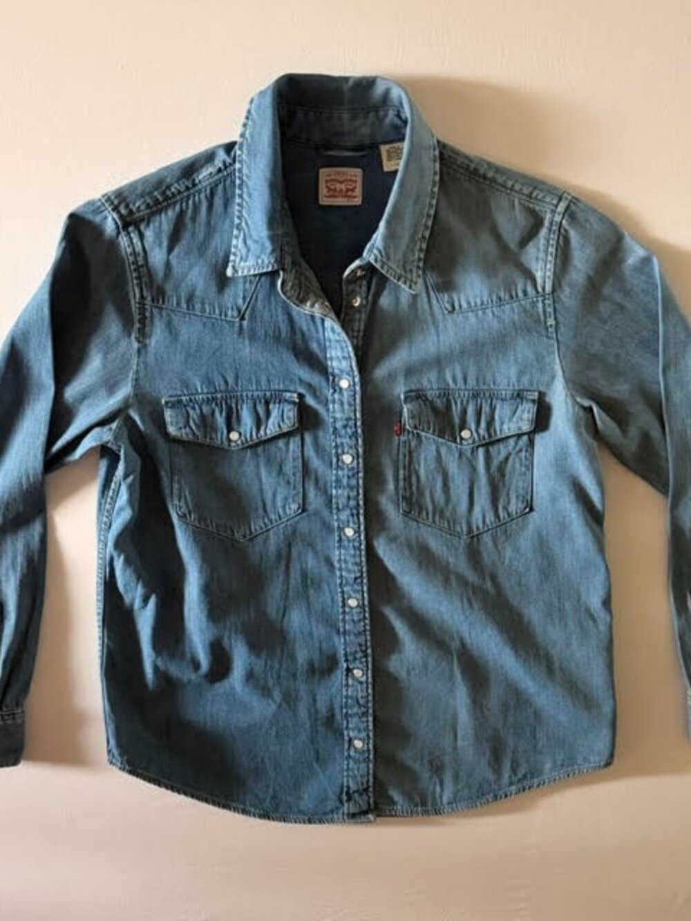 Women's Levi's Western Denim Shirt Large